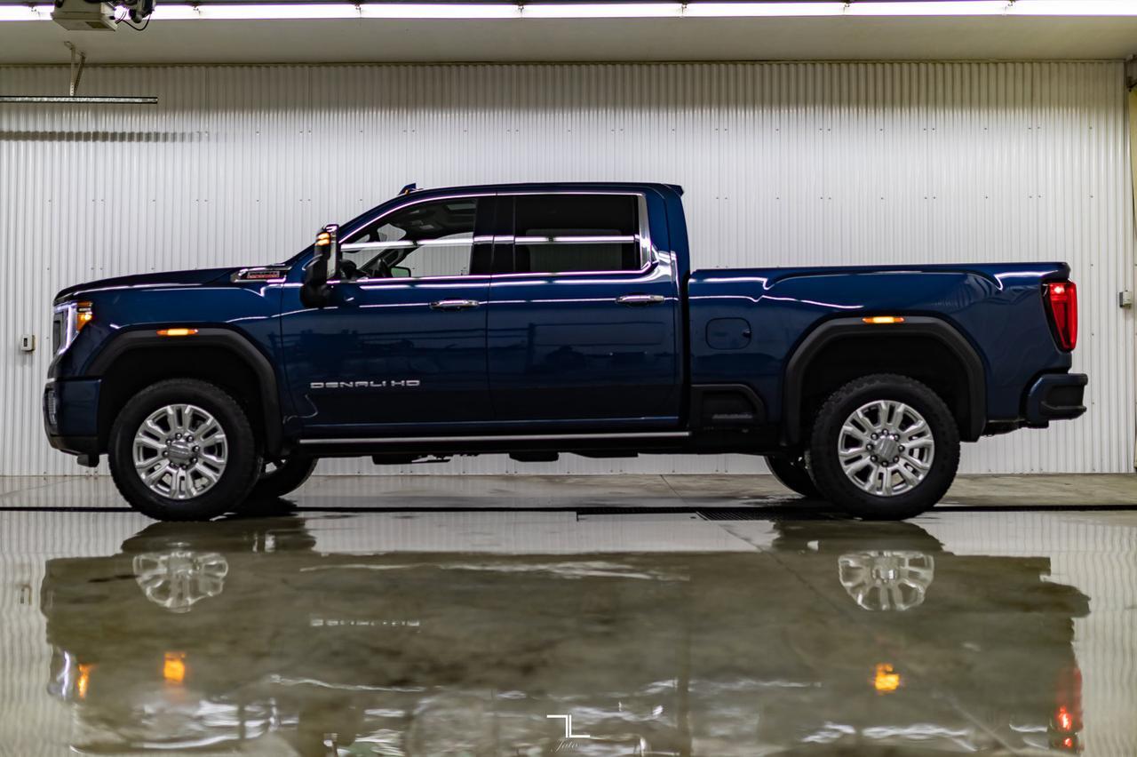 2021 GMC Sierra 3500HD 4x4 Crew Cab Denali Diesel Leather Roof Nav BCam Red Deer AB