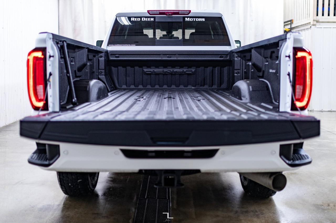 2021 GMC Sierra 3500HD 4x4 Crew Cab Denali Longbox Diesel Leather Roof Nav BCam Red Deer AB