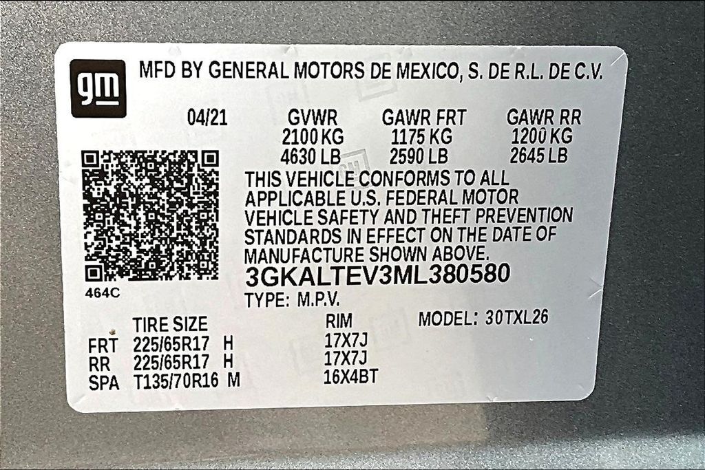 2021 GMC Terrain SLE OR