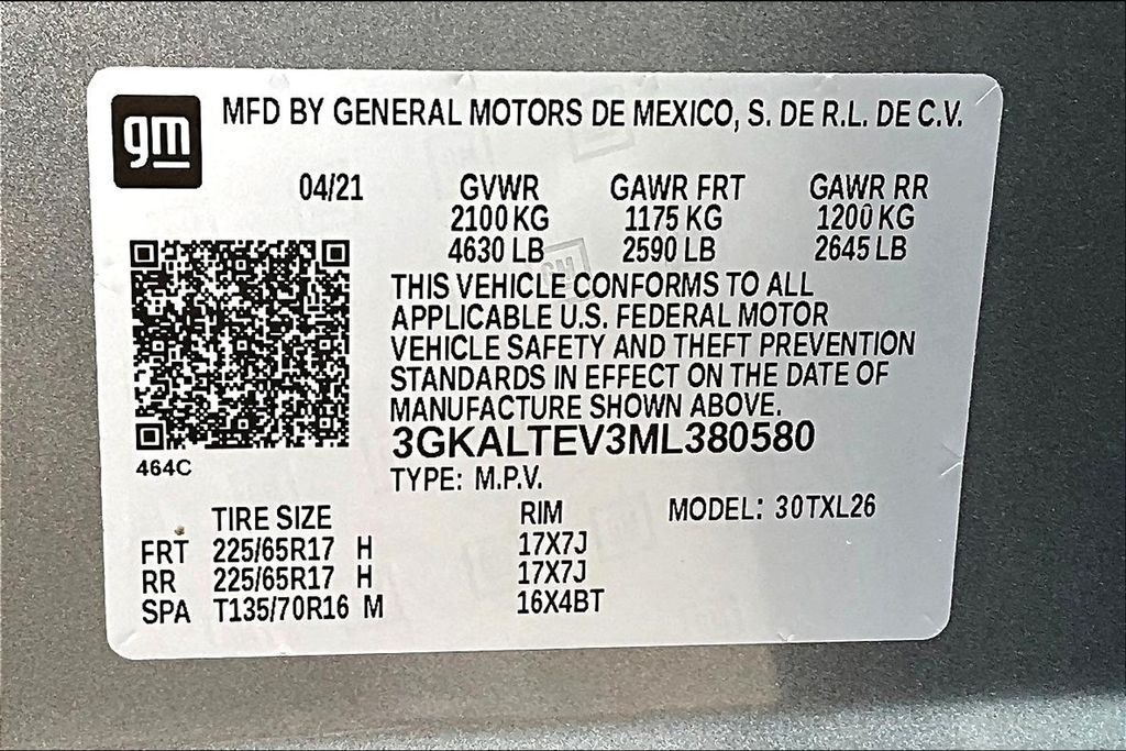 2021 GMC Terrain SLE OR