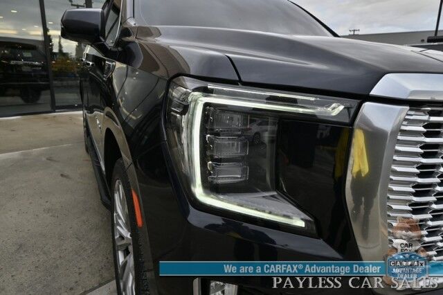 2021 GMC Yukon Denali / 4X4 / 6.2L V8 / Auto Start / Heated & Cooled Leather Seats / Heated Steering Wheel / Panoramic Sunroof / Bose / Lane Departure & Blind Spot Alert / HUD / 360 Camera / Rear Captain Chairs / 3rd Row / Tow Pkg Anchorage AK