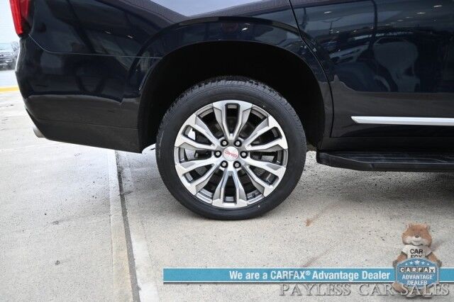 2021 GMC Yukon Denali / 4X4 / 6.2L V8 / Auto Start / Heated & Cooled Leather Seats / Heated Steering Wheel / Panoramic Sunroof / Bose / Lane Departure & Blind Spot Alert / HUD / 360 Camera / Rear Captain Chairs / 3rd Row / Tow Pkg Anchorage AK
