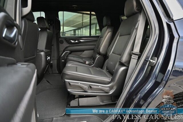 2021 GMC Yukon Denali / 4X4 / 6.2L V8 / Auto Start / Heated & Cooled Leather Seats / Heated Steering Wheel / Panoramic Sunroof / Bose / Lane Departure & Blind Spot Alert / HUD / 360 Camera / Rear Captain Chairs / 3rd Row / Tow Pkg Anchorage AK