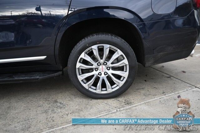 2021 GMC Yukon Denali / 4X4 / 6.2L V8 / Auto Start / Heated & Cooled Leather Seats / Heated Steering Wheel / Panoramic Sunroof / Bose / Lane Departure & Blind Spot Alert / HUD / 360 Camera / Rear Captain Chairs / 3rd Row / Tow Pkg Anchorage AK