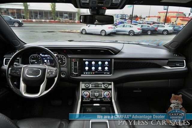 2021 GMC Yukon Denali / 4X4 / 6.2L V8 / Auto Start / Heated & Cooled Leather Seats / Heated Steering Wheel / Panoramic Sunroof / Bose / Lane Departure & Blind Spot Alert / HUD / 360 Camera / Rear Captain Chairs / 3rd Row / Tow Pkg Anchorage AK