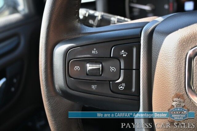2021 GMC Yukon Denali / 4X4 / Auto Start / 6.2L / Heated & Cooled Leather Seats / Heated Steering / NAV / HUD / Bose / Sunroof / Adaptive Cruise / Lane Depart & Blind Spot / Apple CarPlay & Android Auto / 3rd Row / Seats 7 / Tow Pkg / 1-Owner Anchorage AK