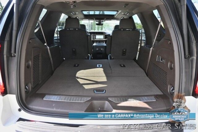 2021 GMC Yukon Denali / 4X4 / Auto Start / 6.2L / Heated & Cooled Leather Seats / Heated Steering / NAV / HUD / Bose / Sunroof / Adaptive Cruise / Lane Depart & Blind Spot / Apple CarPlay & Android Auto / 3rd Row / Seats 7 / Tow Pkg / 1-Owner Anchorage AK
