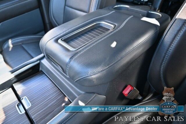 2021 GMC Yukon Denali / 4X4 / Auto Start / 6.2L / Heated & Cooled Leather Seats / Heated Steering / NAV / HUD / Bose / Sunroof / Adaptive Cruise / Lane Depart & Blind Spot / Apple CarPlay & Android Auto / 3rd Row / Seats 7 / Tow Pkg / 1-Owner Anchorage AK