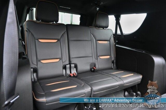 2021 GMC Yukon XL AT4 / 4X4 / Auto Start / Heated & Cooled Leather Seats / Heated Steering / Panoramic Sunroof / Bose Speakers / NAV / Rear DVD / HUD / 360 Camera / Lane Depart & Blind Spot / 3rd Row / Seats 8 / Tow Pkg Anchorage AK