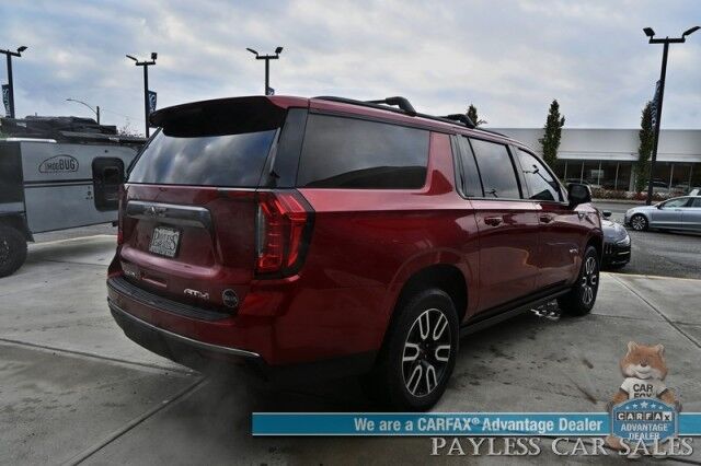2021 GMC Yukon XL AT4 / 4X4 / Auto Start / Heated & Cooled Leather Seats / Heated Steering / Panoramic Sunroof / Bose Speakers / NAV / Rear DVD / HUD / 360 Camera / Lane Depart & Blind Spot / 3rd Row / Seats 8 / Tow Pkg Anchorage AK