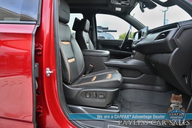 2021 GMC Yukon XL AT4 / 4X4 / Auto Start / Heated & Cooled Leather Seats / Heated Steering / Panoramic Sunroof / Bose Speakers / NAV / Rear DVD / HUD / 360 Camera / Lane Depart & Blind Spot / 3rd Row / Seats 8 / Tow Pkg Anchorage AK