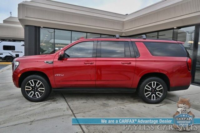 2021 GMC Yukon XL AT4 / 4X4 / Auto Start / Heated & Cooled Leather Seats / Heated Steering / Panoramic Sunroof / Bose Speakers / NAV / Rear DVD / HUD / 360 Camera / Lane Depart & Blind Spot / 3rd Row / Seats 8 / Tow Pkg Anchorage AK