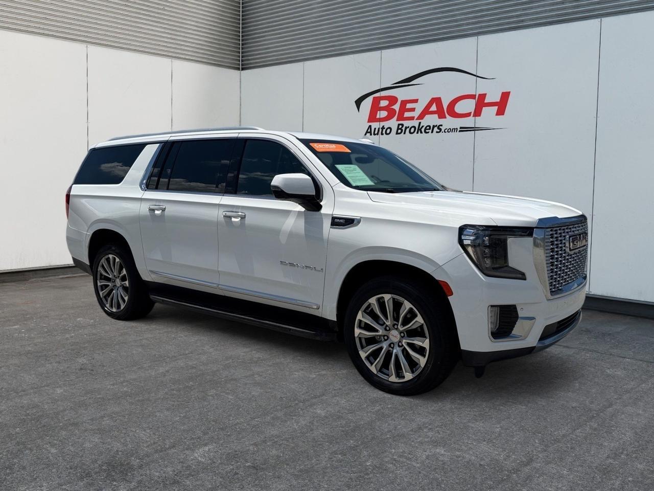 2021 GMC Yukon XL DENALI, HEATED STEERING WHEEL, HEATED/ COOLED SEATS, CAPTAINS CHAIRS, HEATED REAR SEATS, BOSE SOUND SYSTEM, PANORAMIC SUNROOF, ULTRA LOADED SUV, READY TO ROLL & PRICED TO SELL, TAKE ADVANTAGE OF THIS DEAL TODAY!!! Norfolk VA