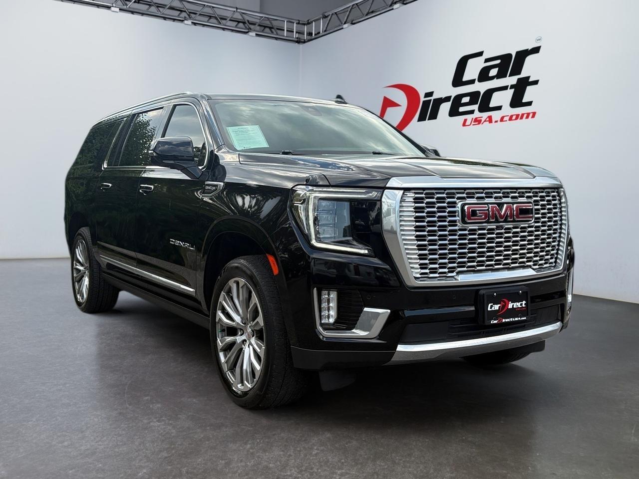 2021 GMC Yukon XL Denali, FORWARD COLLISION ALERT, BLIND SPOT MONITORING, HEADSUP DISPLAY, HANDS FREE LIFTGATE, HEATED & VENTILATED SEATS,360 BACKUP CAMERA, POWER RUNNING BOARDS, PANORAMIC SUNROOF, ONLY 1 OWNER, LOW MILES, GO BIG AND GO HOME IN THIS DENALI! Virginia Beach VA