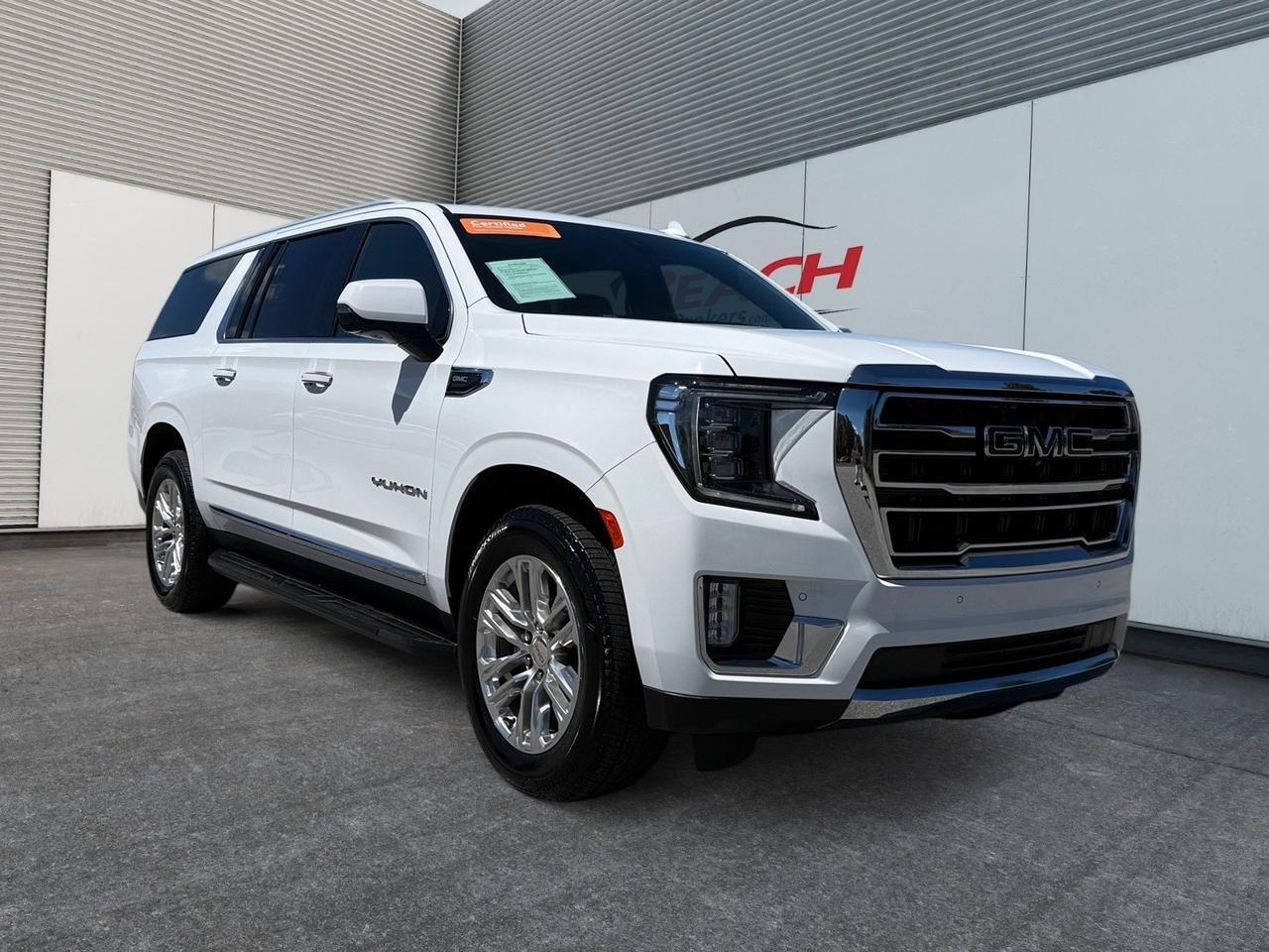 2021 GMC Yukon XL SLT, BOSE SOUND SYSTEM, APPLE CARPLAY/ANDROID AUTO, WIFI, SIRIUSXM, HANDS FREE POWER LIFTGATE, WIRELESS CHARGING FOR DEVICES, BLIND SPOT ALERT, HEATED FIRST AND SECOND ROW SEATS, HEATED STEERING WHEEL, MEMORY SEATS, POWER FOLDING MIRRORS, ASSIST STEP Norfolk VA