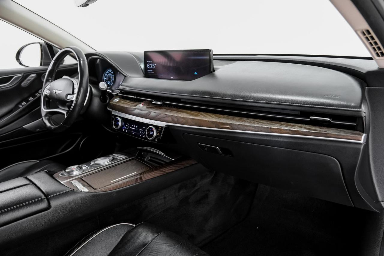 2021 Genesis G80 3.5T BLIND SPOT LANE KEEPING ASSIST FORWARD COLLISION ALERT NAVI Carrollton TX