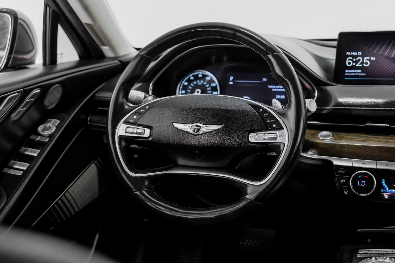 2021 Genesis G80 3.5T BLIND SPOT LANE KEEPING ASSIST FORWARD COLLISION ALERT NAVI Carrollton TX