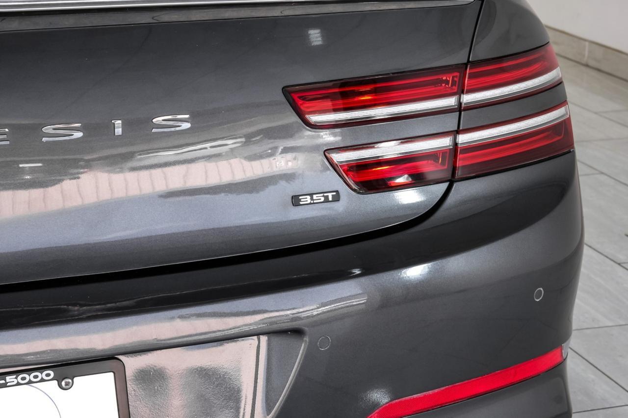 2021 Genesis G80 3.5T BLIND SPOT LANE KEEPING ASSIST FORWARD COLLISION ALERT NAVI Carrollton TX