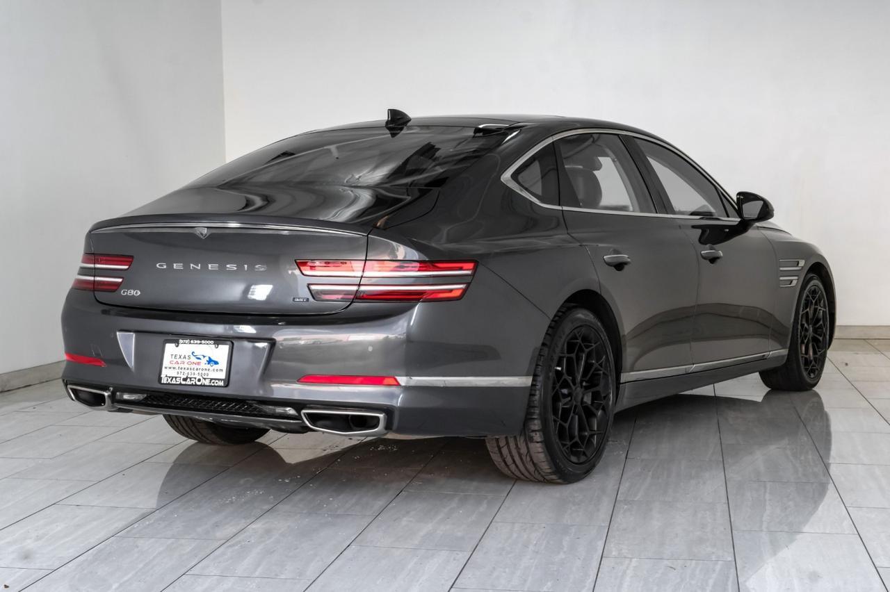 2021 Genesis G80 3.5T BLIND SPOT LANE KEEPING ASSIST FORWARD COLLISION ALERT NAVI Carrollton TX
