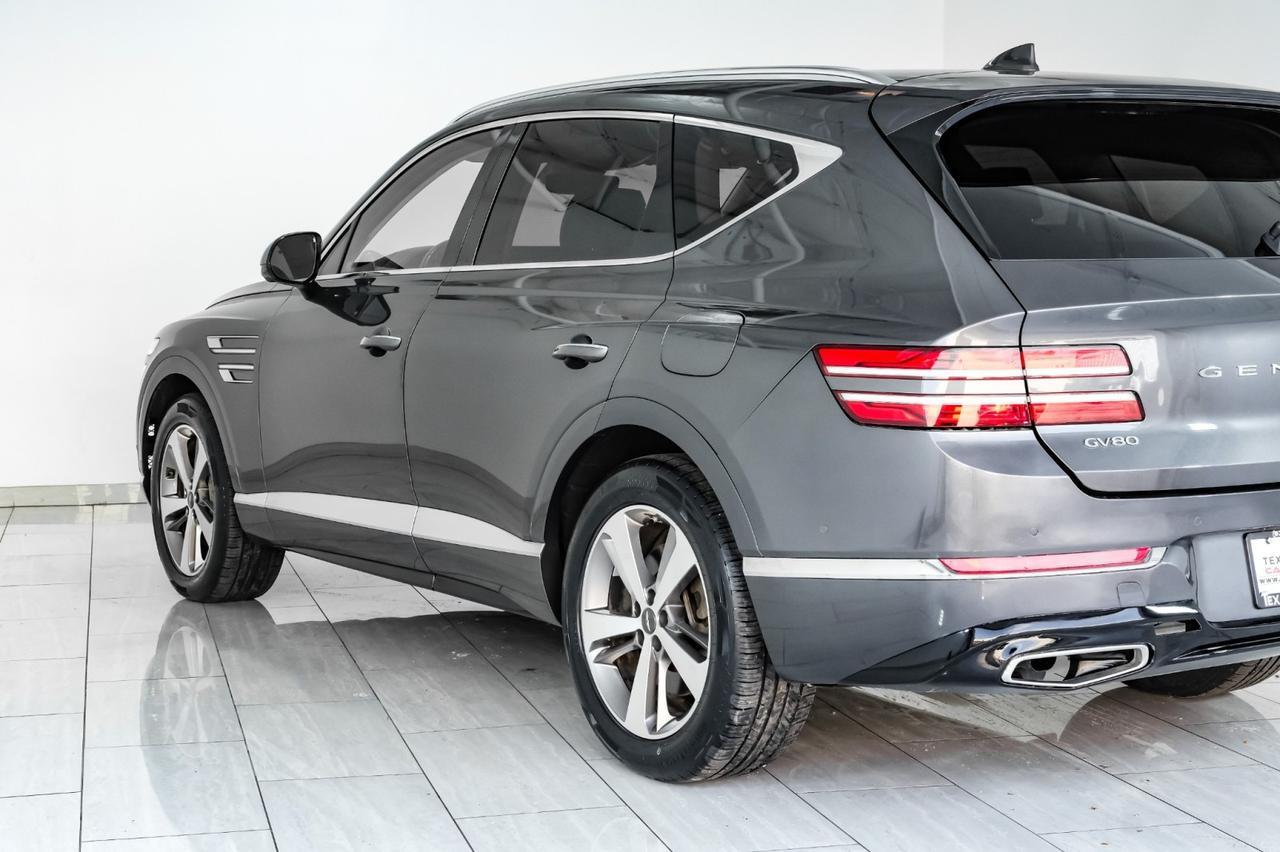 2021 Genesis GV80 3.5T AWD ADVANCED BLIND SPOT LANE KEEPING ASSIST FORWARD COLLISI Carrollton TX