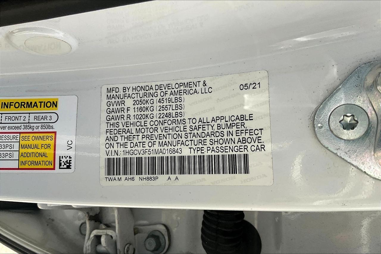 2021 HONDA ACCORD HYBRID EXL Houston TX