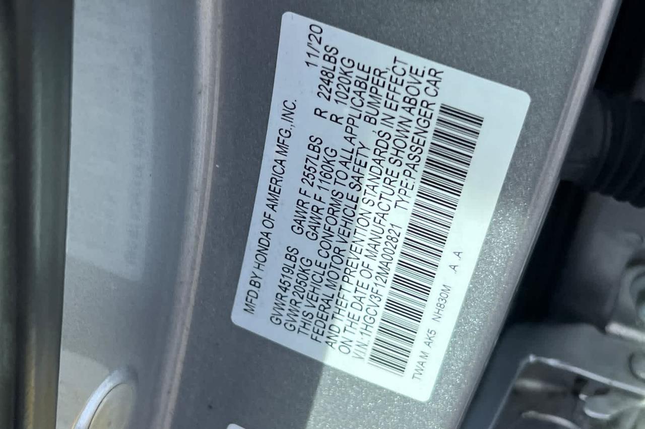 2021 Honda Accord Hybrid Roseville CA