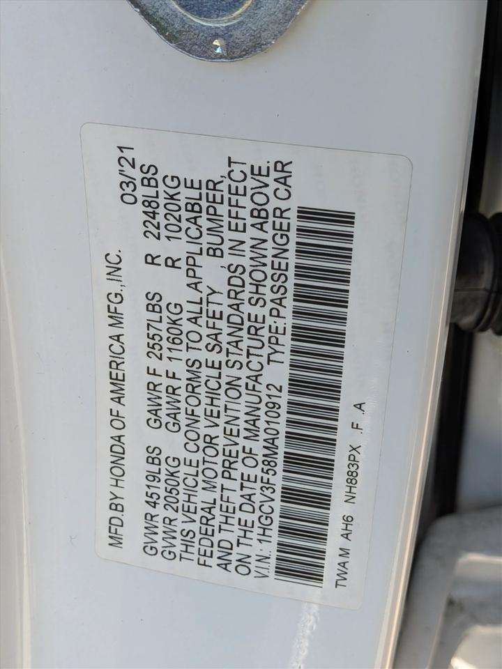 2021 Honda Accord Hybrid EX-L Roseville CA