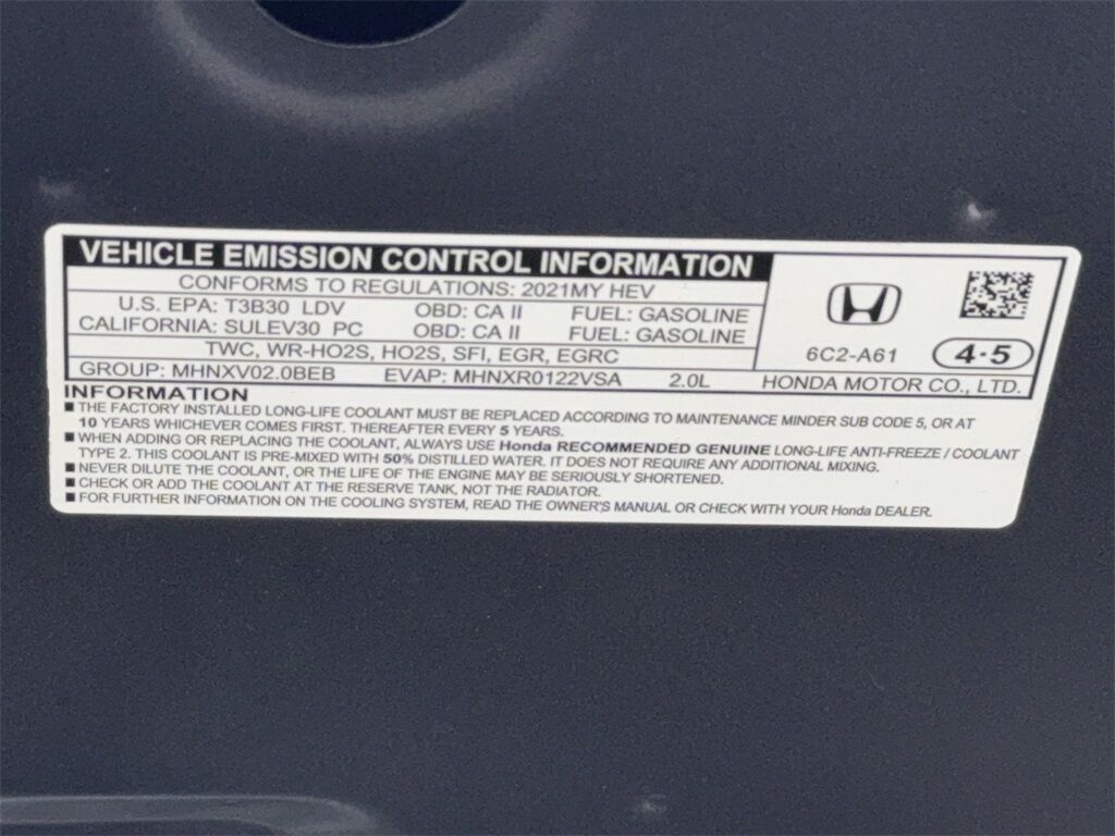 2021 Honda Accord Hybrid EX Plano TX