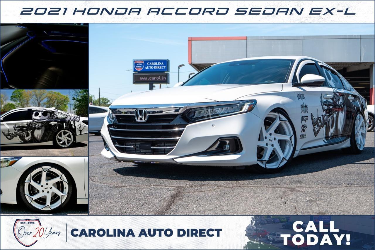2021 Honda Accord Sedan EX-L / Custom / Niche Wheels / Wrap / Heated Seats!
