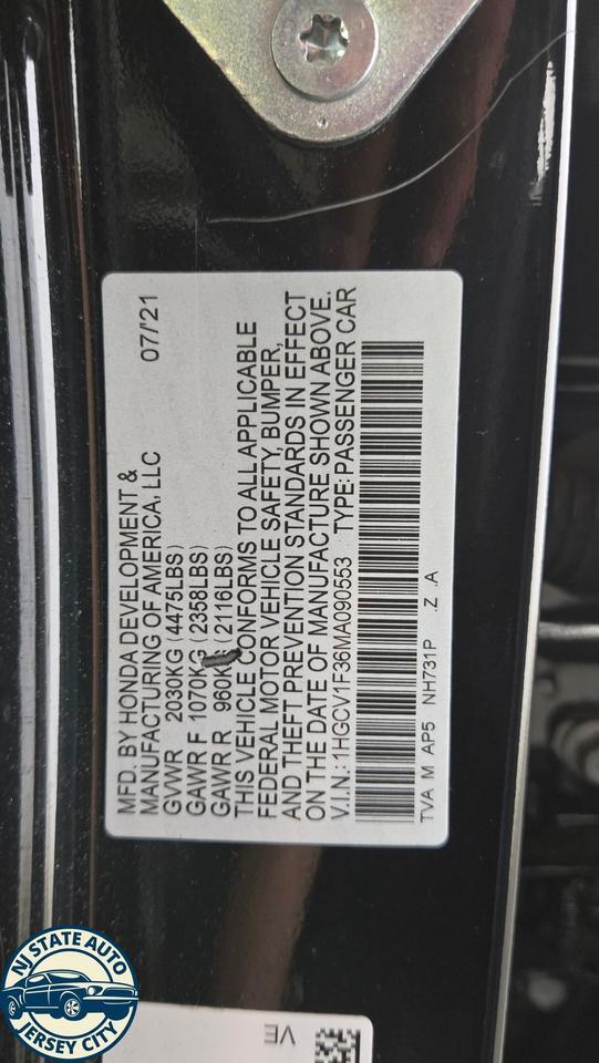 2021 Honda Accord Sport Jersey City NJ