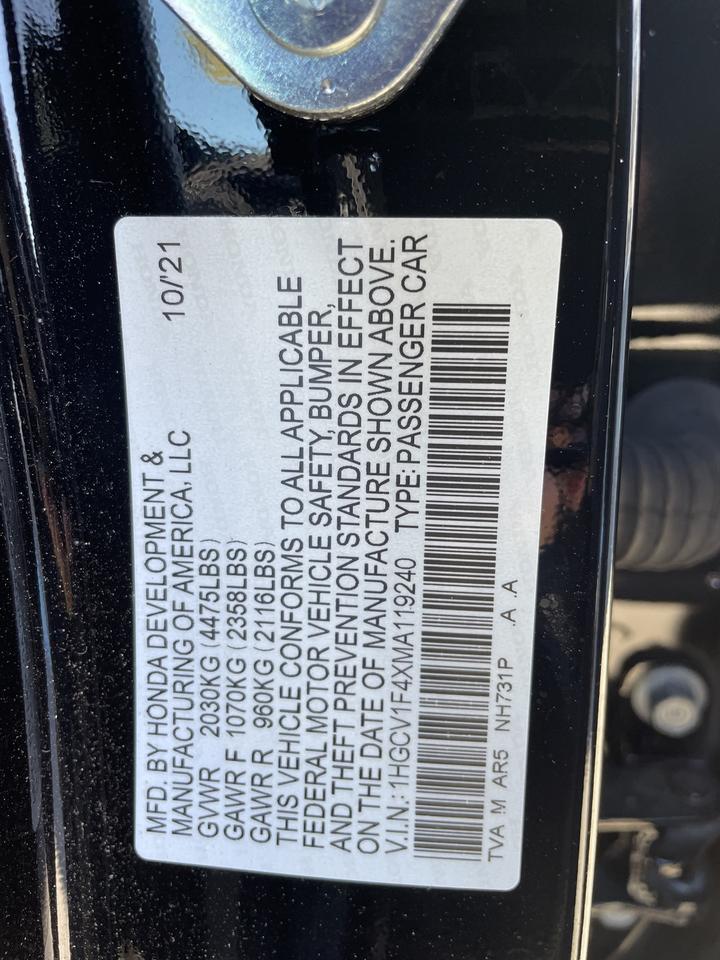 2021 Honda Accord Sport Special Edition Springfield VA