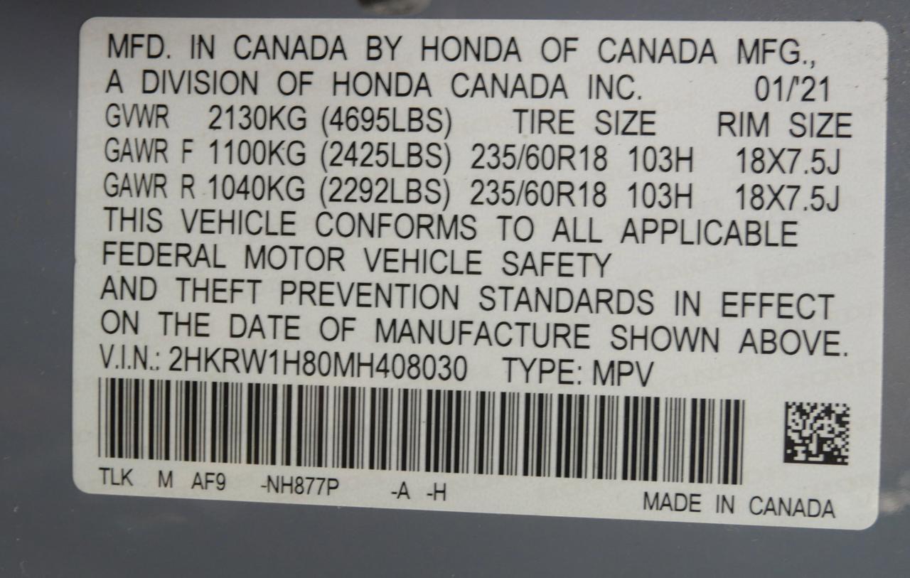 2021 Honda CR-V EX-L San Juan TX
