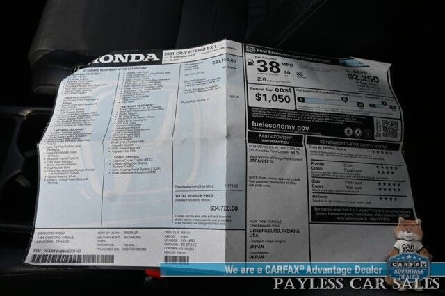 2021 Honda CR-V Hybrid EX-L Anchorage AK