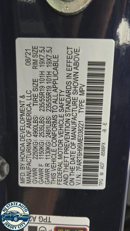 2021 Honda CR-V Hybrid Touring Jersey City NJ