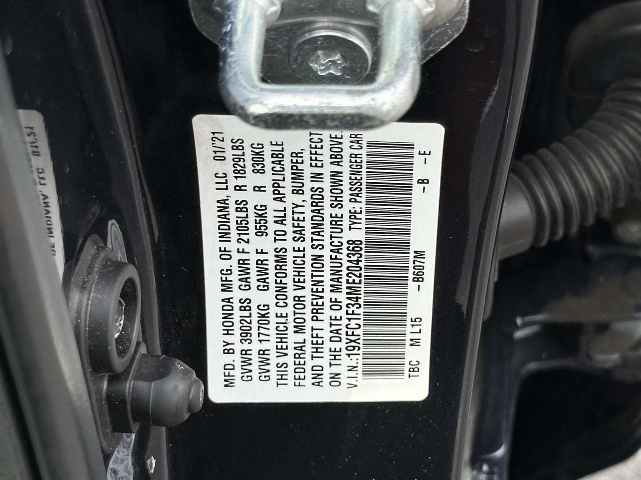 2021 Honda Civic EX Alexandria VA