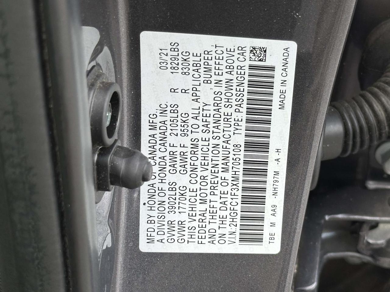 2021 Honda Civic EX Alexandria VA