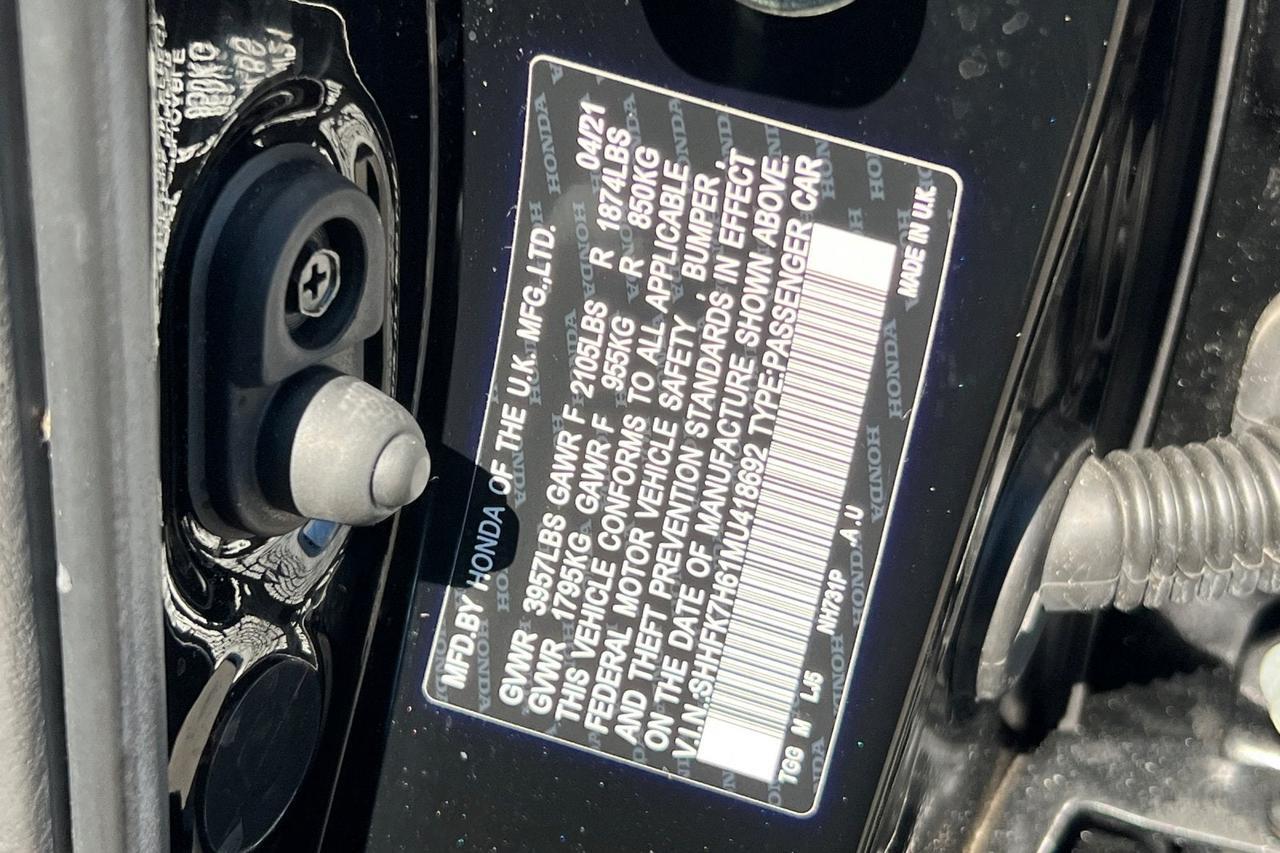 2021 Honda Civic Hatchback EX Roseville CA