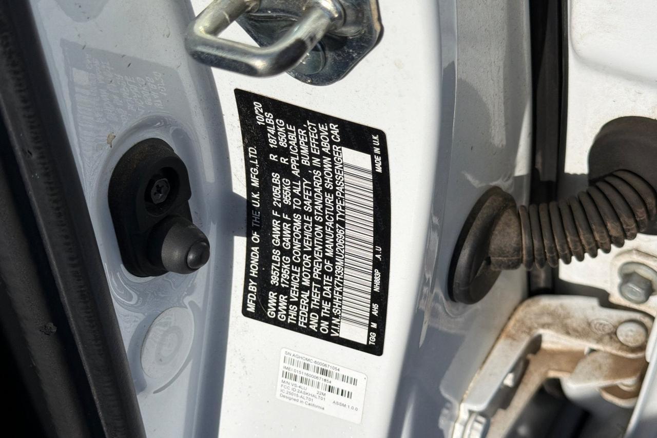 2021 Honda Civic Hatchback LX Roseville CA