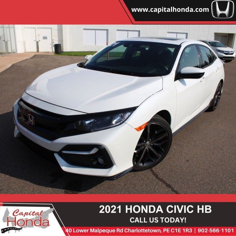 Used 2021 Honda SHHFK7G48MU301403 Civic Hatchback Sport in Charlottetown PE