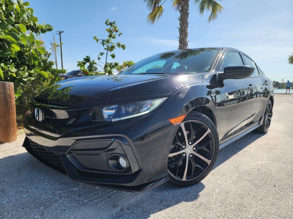 2021 Honda Civic Hatchback Sport~LOW MILES~ADAPTIVE CRUISE CONTROL~APPROACH LIGHTS~BLUETOOTH~DRIVER ASSISTANCE PACKAGE~HALOGEN HEADLIGHTS~SUPERCHARGER~TURBOCHARGER Sarasota FL