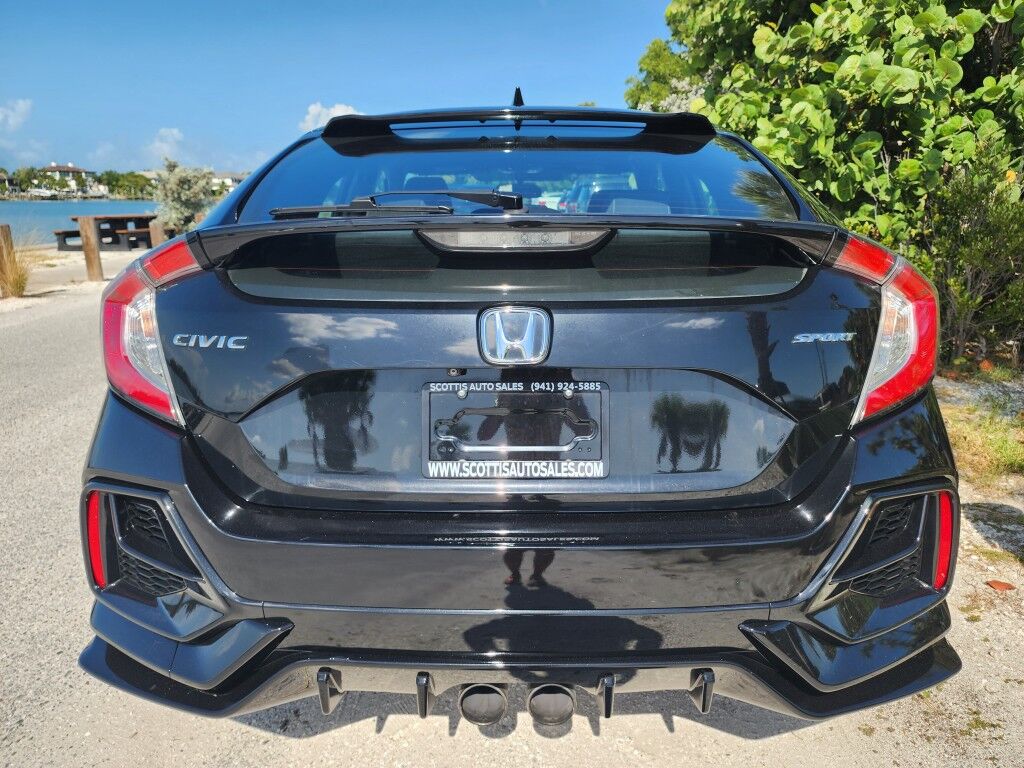 2021 Honda Civic Hatchback Sport~LOW MILES~ADAPTIVE CRUISE CONTROL~APPROACH LIGHTS~BLUETOOTH~DRIVER ASSISTANCE PACKAGE~HALOGEN HEADLIGHTS~SUPERCHARGER~TURBOCHARGER Sarasota FL