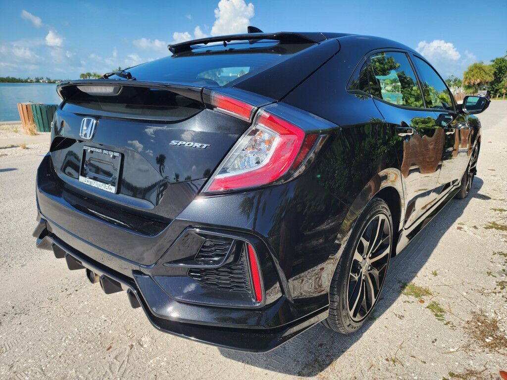 2021 Honda Civic Hatchback Sport~LOW MILES~ADAPTIVE CRUISE CONTROL~APPROACH LIGHTS~BLUETOOTH~DRIVER ASSISTANCE PACKAGE~HALOGEN HEADLIGHTS~SUPERCHARGER~TURBOCHARGER Sarasota FL