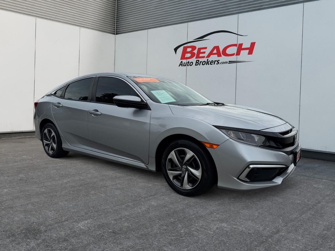 2021 Honda Civic Sedan LX, BLUETOOTH, ADAPTIVE CRUISE CONTROL, BACK UP CAMERA, PRIVACY GLASS, CLEAN CARFAX, COME SEE WHY THIS CAR IS PERFECT FOR YOU!!! Norfolk VA