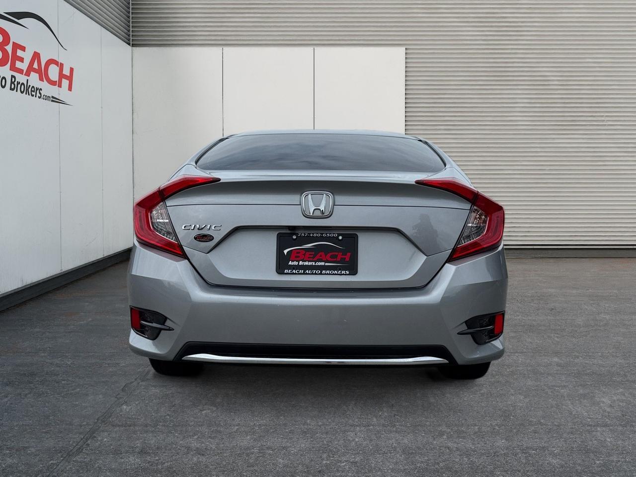 2021 Honda Civic Sedan LX, BLUETOOTH, ADAPTIVE CRUISE CONTROL, BACK UP CAMERA, PRIVACY GLASS, CLEAN CARFAX, COME SEE WHY THIS CAR IS PERFECT FOR YOU!!! Norfolk VA