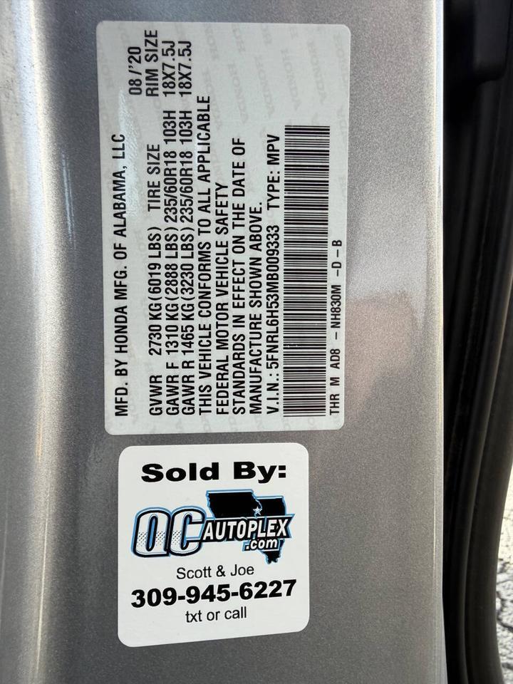 2021 Honda Odyssey EX 4dr Mini Van Eldridge IA