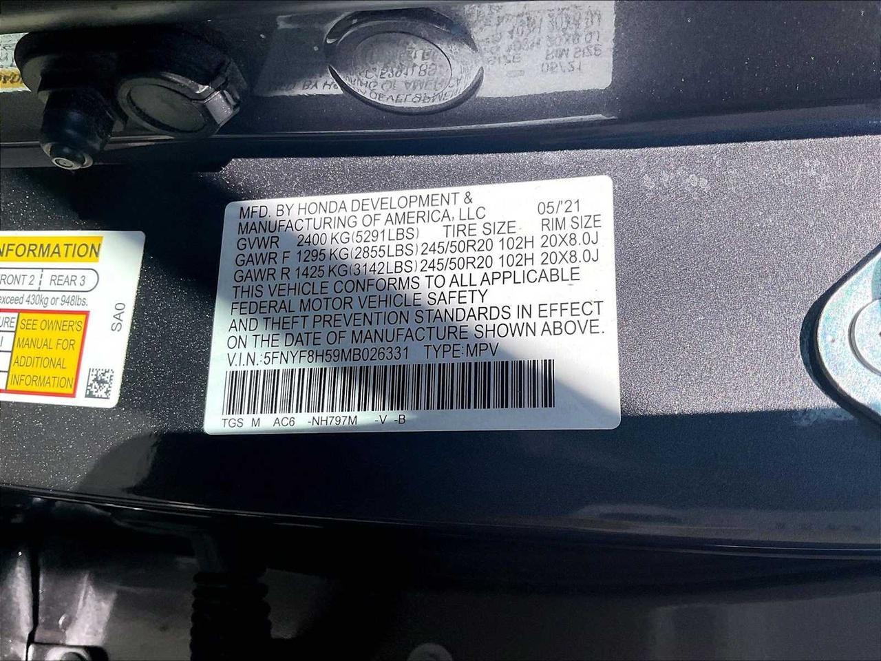 2021 Honda Passport EX-L Roseville CA