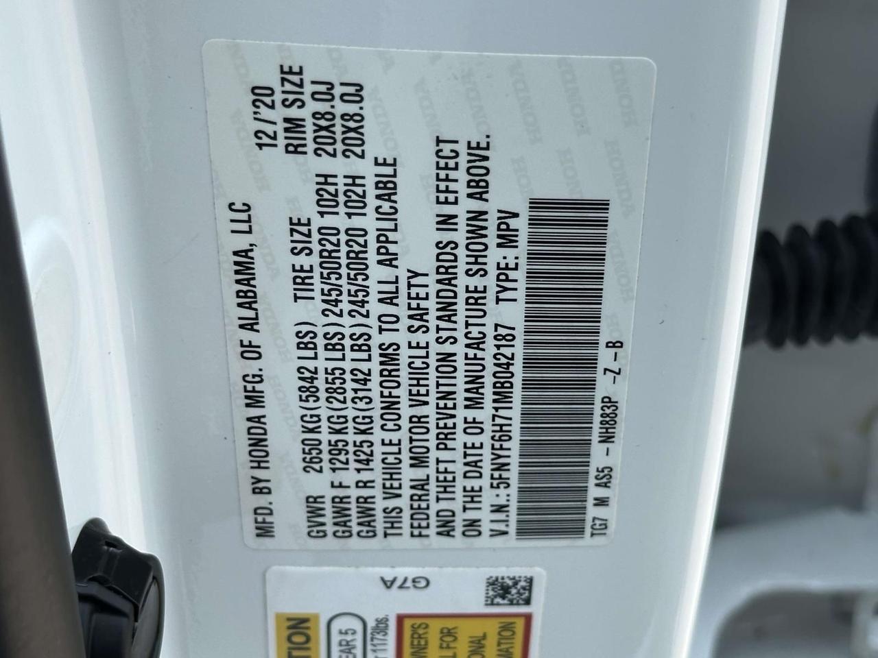 2021 Honda Pilot Black Edition Alexandria VA