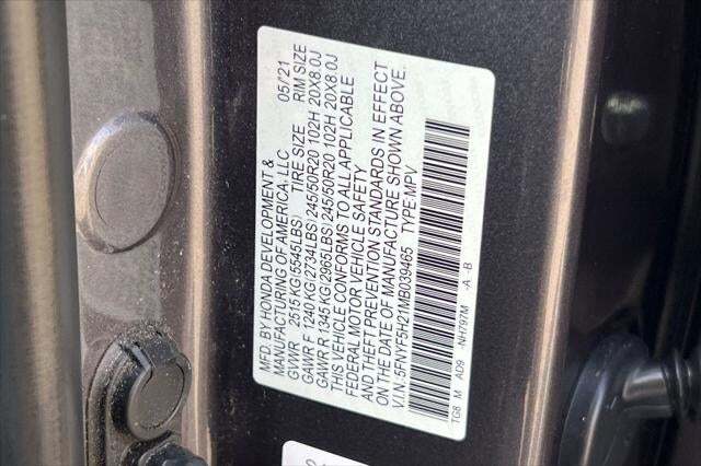2021 Honda Pilot Special Edition Roseville CA