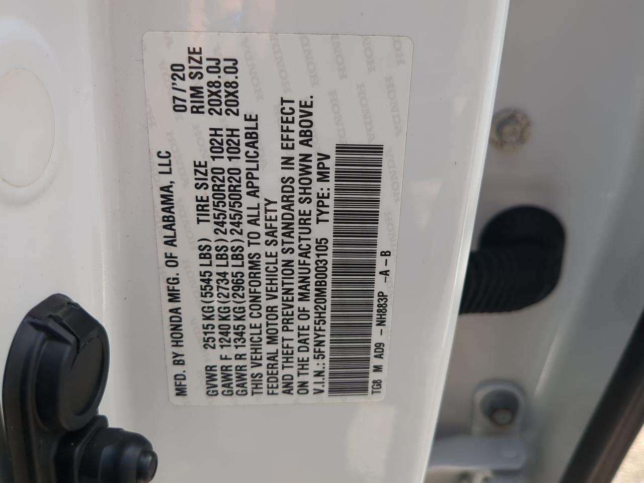 2021 Honda Pilot Special Edition Winder GA
