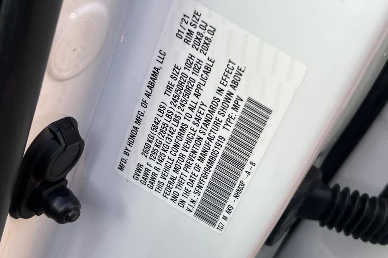 2021 Honda Pilot Touring 8-Passenger Roseville CA